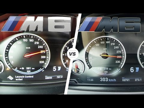 BMW M6 560 HP vs M6 Competition 600 HP 0-270 km/h Acceleration