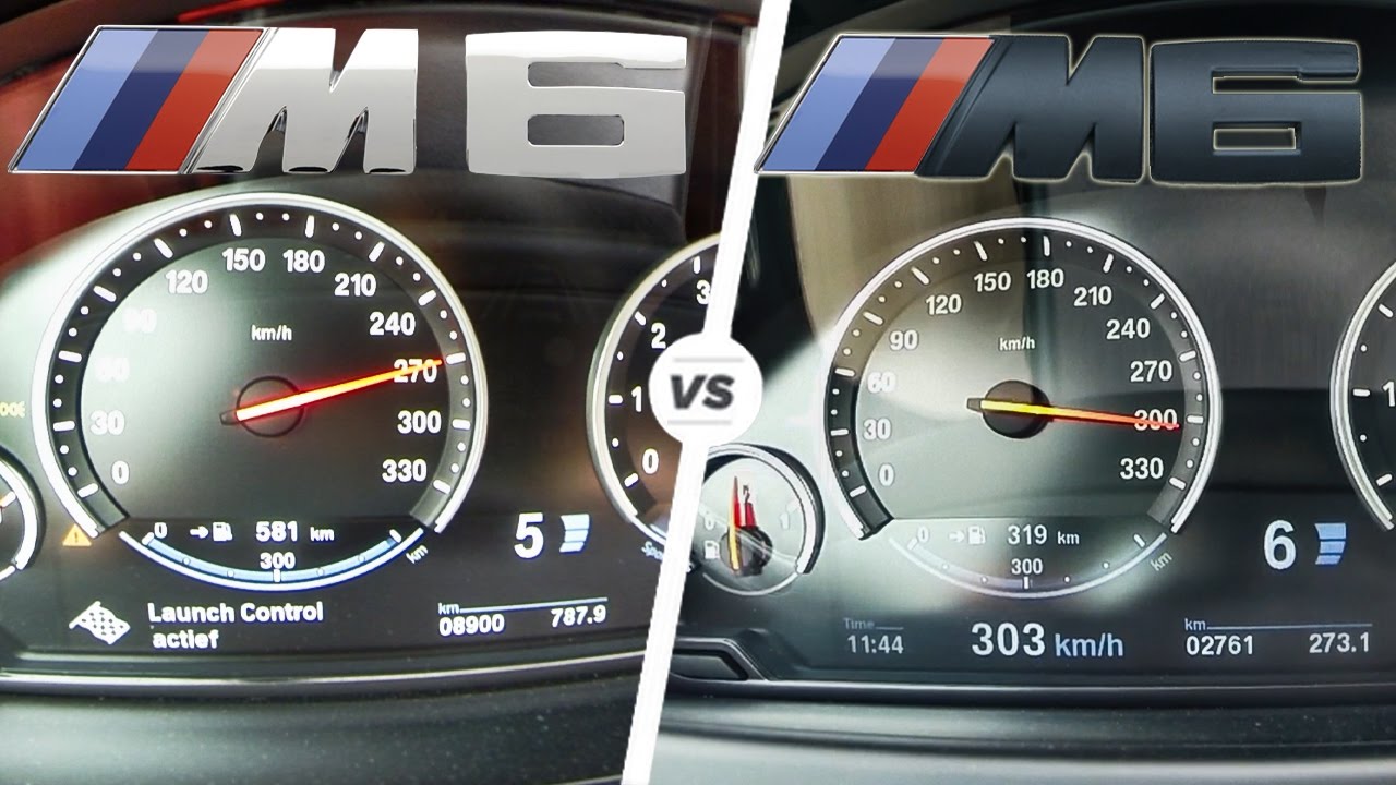 BMW M6 Gran Coupe Competition vs. M6 Coupe Acceleration Comparison ...