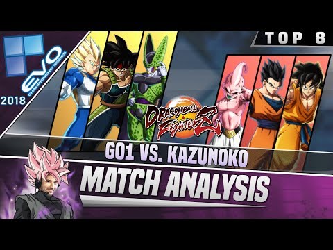 DBFZ Match Analysis: EVO 2018 Top 8 - Go1 vs. Kazunoko