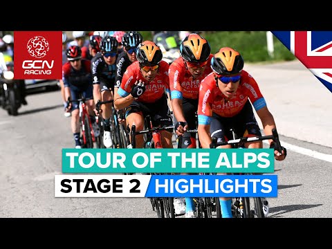 GC Contenders Battle On Technical Descent! | Tour Of The Alps 2022 Stage 2 Highlights