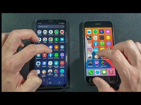 Samsung S9 vs Iphone 8 Comparison Speed Test