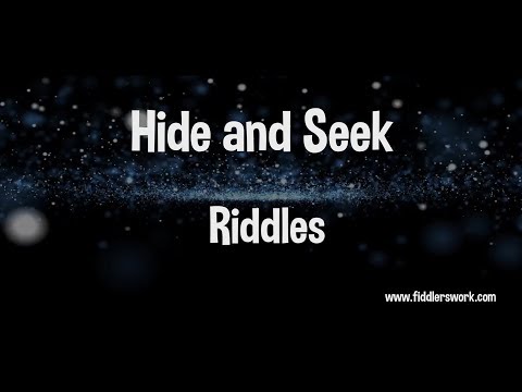 Hide And Seek Riddles Video