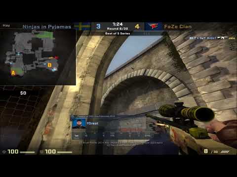 POV - f0rest (NiP)(27-13) vs FaZe / cbble / IEM Oakland 2017 Grand Final map1