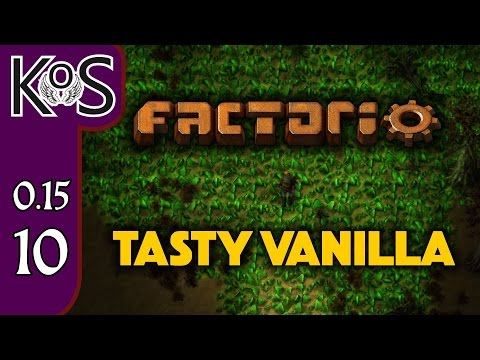 Factorio 0.15 Tasty Vanilla Ep 10: Military Science - Let's Play, Gameplay