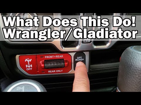Jeeps Off Road Plus Button What Does It Really Do? Does It Have Hidden Features? Let's Test it!