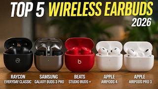 Top 5 Best Wireless Earbuds 2026 🎧 | AirPods Pro 3, Galaxy Buds 3 Pro & More!