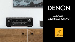 Denon AVRS660H 8K AV Receiver | A Better, Beginner Home Theater Experience