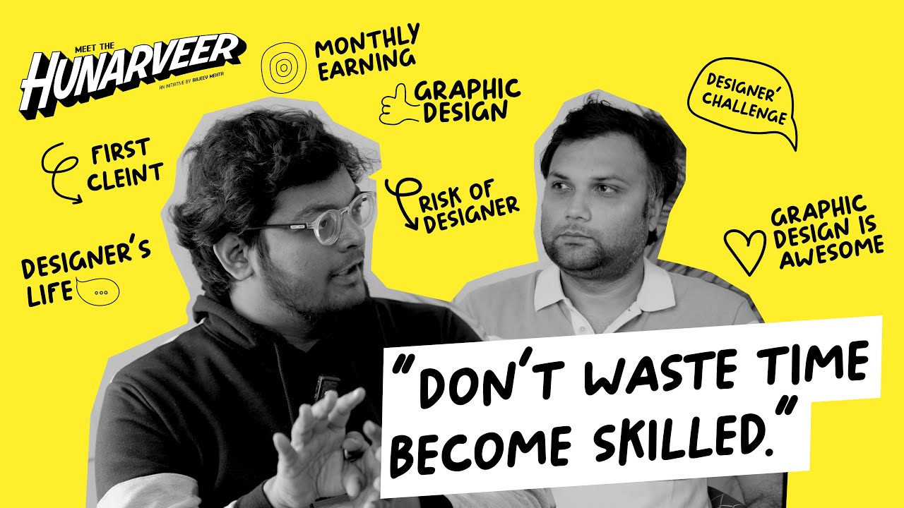"I chose graphic design over government job. " - A podcast with graphic designer