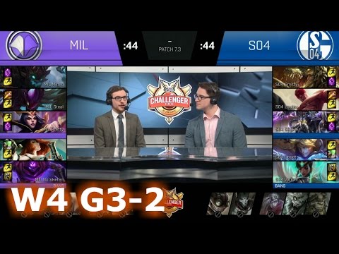 FC Schalke 04 vs Millenium | Game 2 S7 EUCS Spring 2017 Week 4 | S04 vs MIL G2 1080p