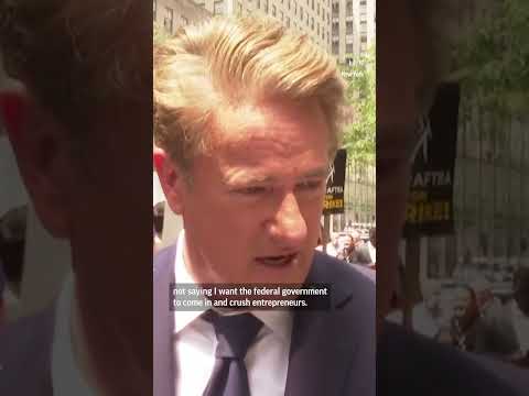 "Morning Joe" host Joe Scarborough draws AI comparison to "Oppenheimer."