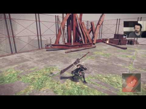 Nier Automata playthrough pt21 - What Lies Beneath/Stamp Quest