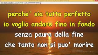 Voglio andare fino in fondo - Eva Pevarello karaoke+testo (by Tituccio) Ascoli Satriano (Fg)