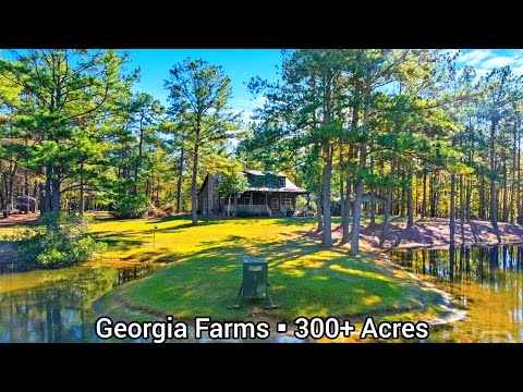 Georgia Farms For Sale | 301+ Acres | Georgia Land For Sale | Georgia Cabins | Ponds | Millen