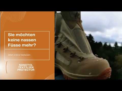 Nanotol Nano Imprägnierung schützt Textilien und Leder vor Flecken und Durchnässung.