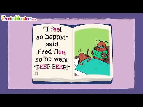 Level 3 - Video 4.5 Long E /ee/ /ea/ Story ~ PhonicsMonsters.com