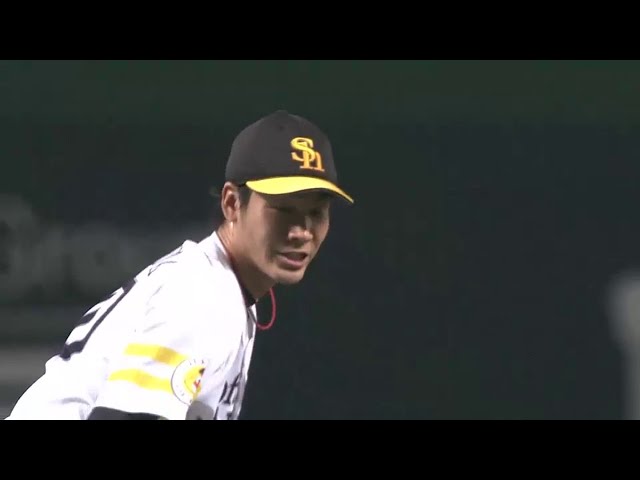 【CS Final】4回表 ホークス武田 一死1・2塁のピンチも三振併殺にしのぐ!! 2014/10/16 H-F