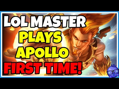 LoL Main Plays Apollo for the FIRST TIME in Smite - Arena & Conquest