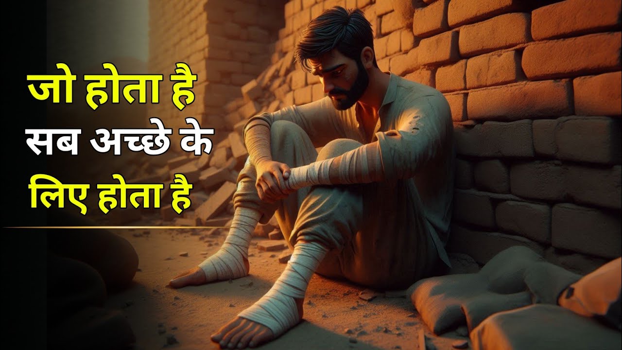एक हादसे ने ज़िंदगी बदल दी — "जो होता है, सब अच्छे के लिए होता है" #hindimotivation #motivation