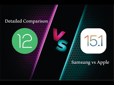 Detailed Comparison of ONE UI 4 0 and iOS 15 1  Android 12 vs iOS 15 1 Samsung vs Apple