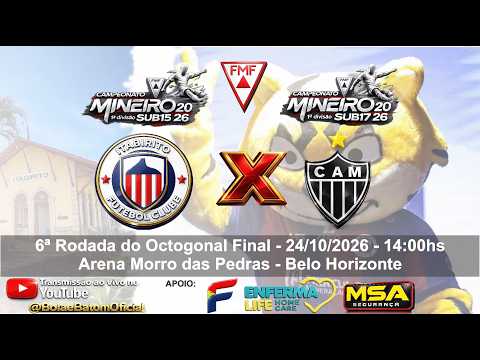 ITABIRITO X CRUZEIRO AO VIVO | MINEIRO SUB-15 E SUB-17 | FUTEBOL DE BASE MG | BOLA & BATOM