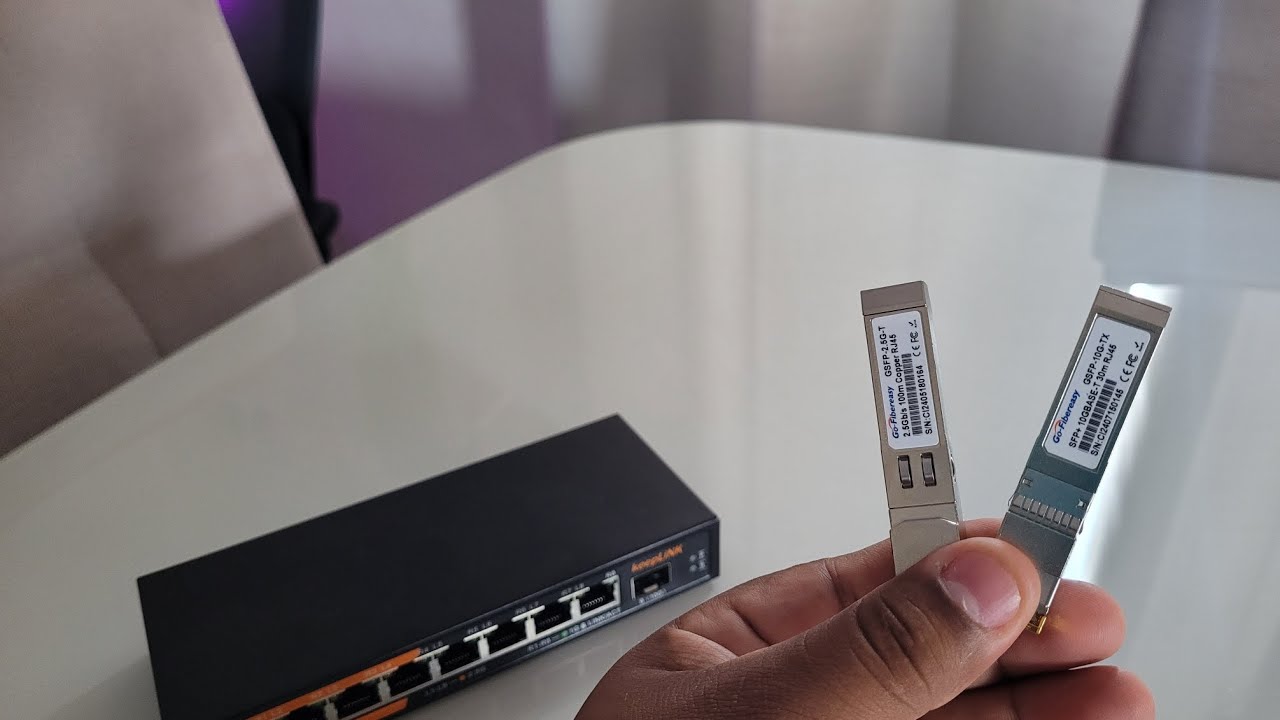 Switch Keeplink 2.5G + SFP (Funcionamento & explicações)