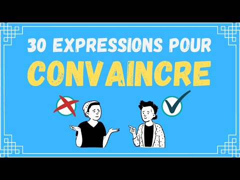 French expressions | 30 ways to convince someone | Very useful for french test DELF DALF