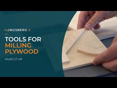 Tooling for Kongsberg X: milling plywood with the MultiCUT-HP toolhead thumbnail