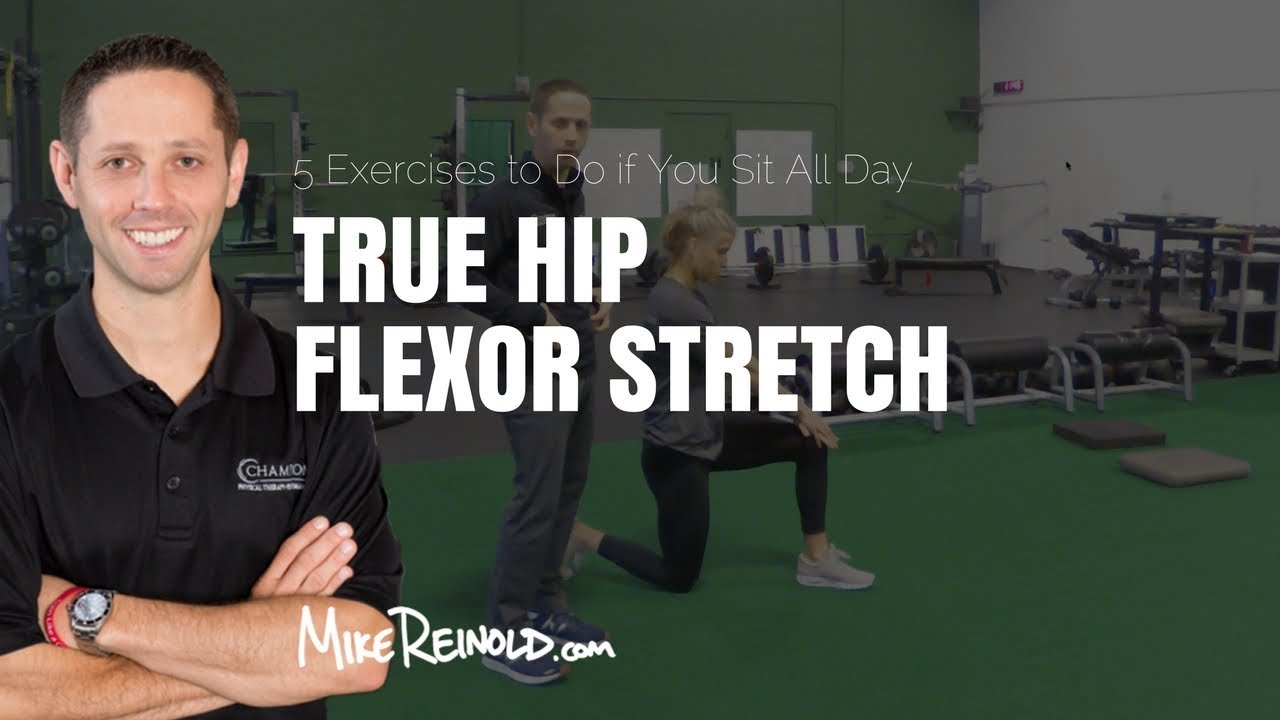 True Hip Flexor Stretch - YouTube