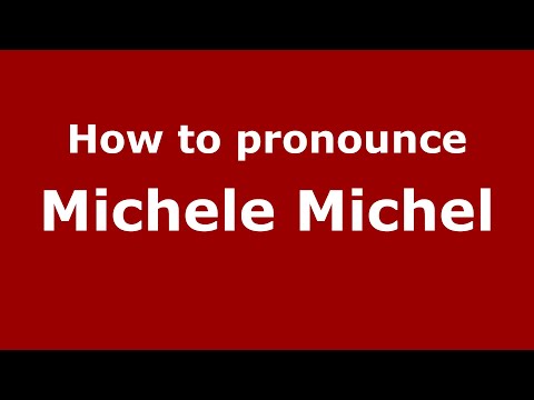 How to pronounce Michele Michel (Mexico/Mexican Spanish) - PronounceNames.com
