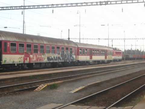 Příjezd vlaku Os 2616+hlášení o příjezdu - Kúty