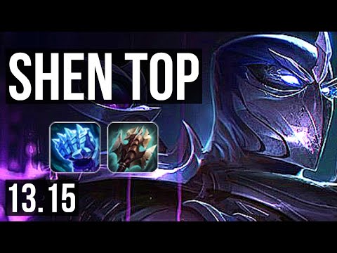 SHEN vs QUINN (TOP) | 3/0/12, 2.5M mastery, 1800+ games | KR Master | 13.15