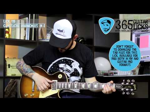 Lick 115/365 - Classical Harmonies in E | 365 Guitar Licks Project