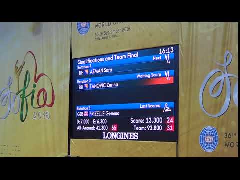 Sara Ažman - Clubs, World Championship Sofia 2018