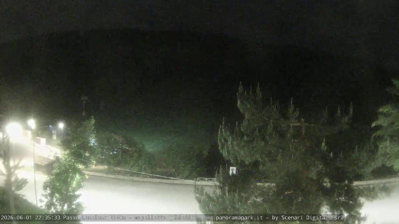 Live webcam view of Vista del Paso de Montaña Passo Lanciano
