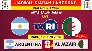 Download lagu JADWAL SIARAN LANGSUNG HARI INI LIVE TVRI - RABU 17 JUNI 2026 - ARGENTINA VS ALJAZAIR mp3 Download lagu JADWAL SIARAN LANGSUNG HARI INI LIVE TVRI - RABU 17 JUNI 2026 - ARGENTINA VS ALJAZAIR mp3