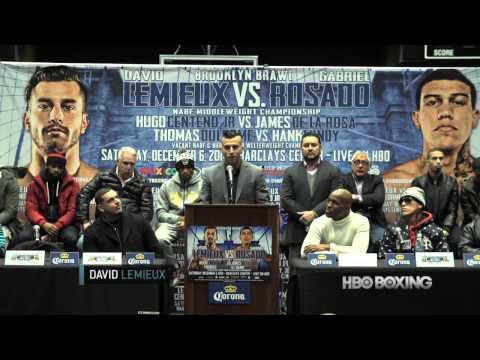 HBO Boxing: Lemieux and Rosado Press Conference