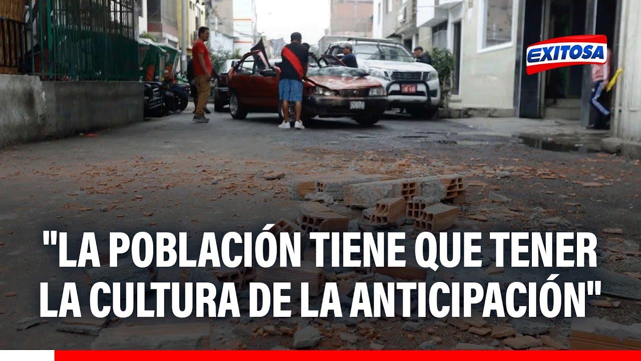 🔴🔵 Walther León sobre sismos: "La población tiene que tener la cultura de la anticipación"