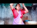 আজ অনেকদিন পর ঠান্ডা জল দিয়ে স্নান কর