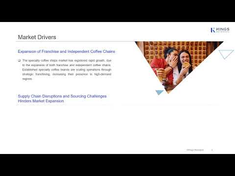 Evolving Consumer Tastes Drive Growth in the Global Specialty Coffee Shops Market