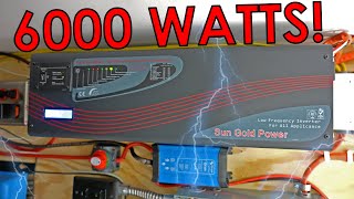 6000 Watts of RAW POWER from Sun Gold Power!