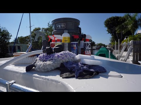 YouTube video about: Which product is a responsible choice for cleaning a boat?