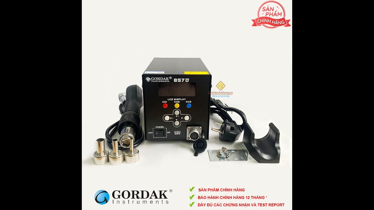 Giới thiệu về trạm hàn GORDAK 857D