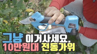 십만원대에 이정도 성능이? 전동가위 추천 귀농, 초보농부님 강추!