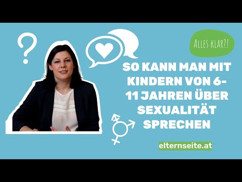 Wie kann man mit Kindern zwischen 6 und 11 Jahren über Sexualität sprechen