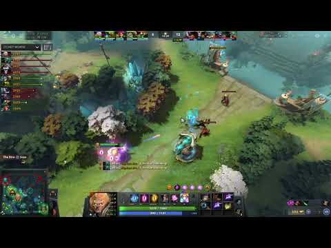 Invoker 2x Sunstrike Back To Back To Kill QOP In Fountain | Dota 2