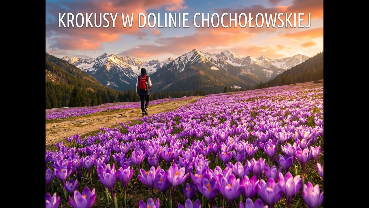 Krokusy w Dolinie Chochołowskiej 2026 | Ten widok zachwyca każdego