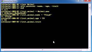 Ruby Programming Tutorial - 5 - Creating Objects