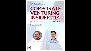 Corporate Venturing Insider #14: Francis Ho @ Samsung Catalyst Fund, Interview by Nicolas Sauvage