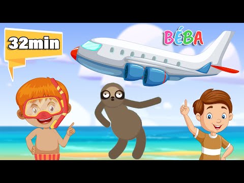 LETÍ LETADLO / Jede Traktor, Jede Lokomotiva a další české dětské písničky pro malé děti