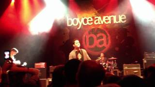 Boyce Avenue- Not Enough (Live in London, 2011).